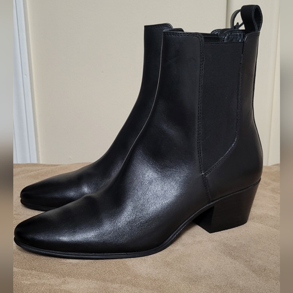 Zara Black Ankle Boots - Picture 4 of 13